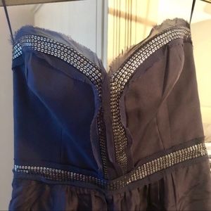 NWT Rebecca Taylor sequined sweetheart dress